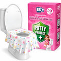 Eli with Love 20 Pack Extra Large Disposable Toilet Seat Cover (Boho) – Toddler Toilet Covers for Full Coverage On Toilet or Potty – Ideal Travel Toilet Seat Covers for Kids and Adults