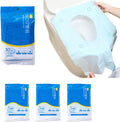 20 Pcs Extra Large 23.6 Inch x 15.8 Inch Blue Disposable Toilet Seat Covers Individually Wrapped Travel Essentials, for Public Restrooms Airplane Camping (blue, 20pcs)
