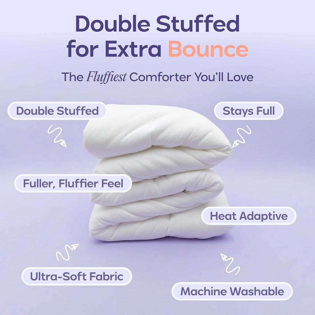 Mellow Marshmellow Comforter Full/Queen, All-Season Temperature Control