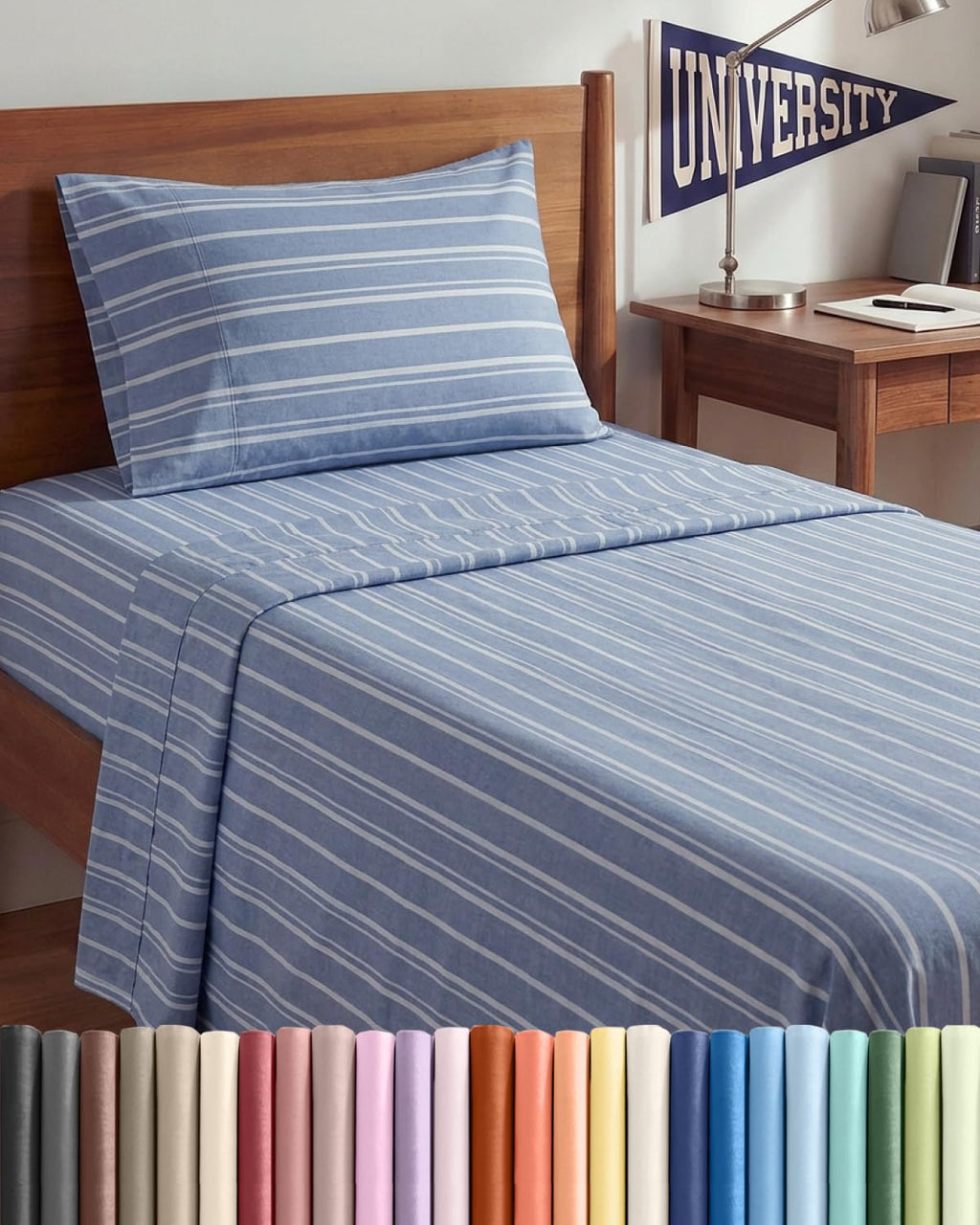 Duvet Cover King Size - Extra Soft 3 Piece with Zipper Closure - White