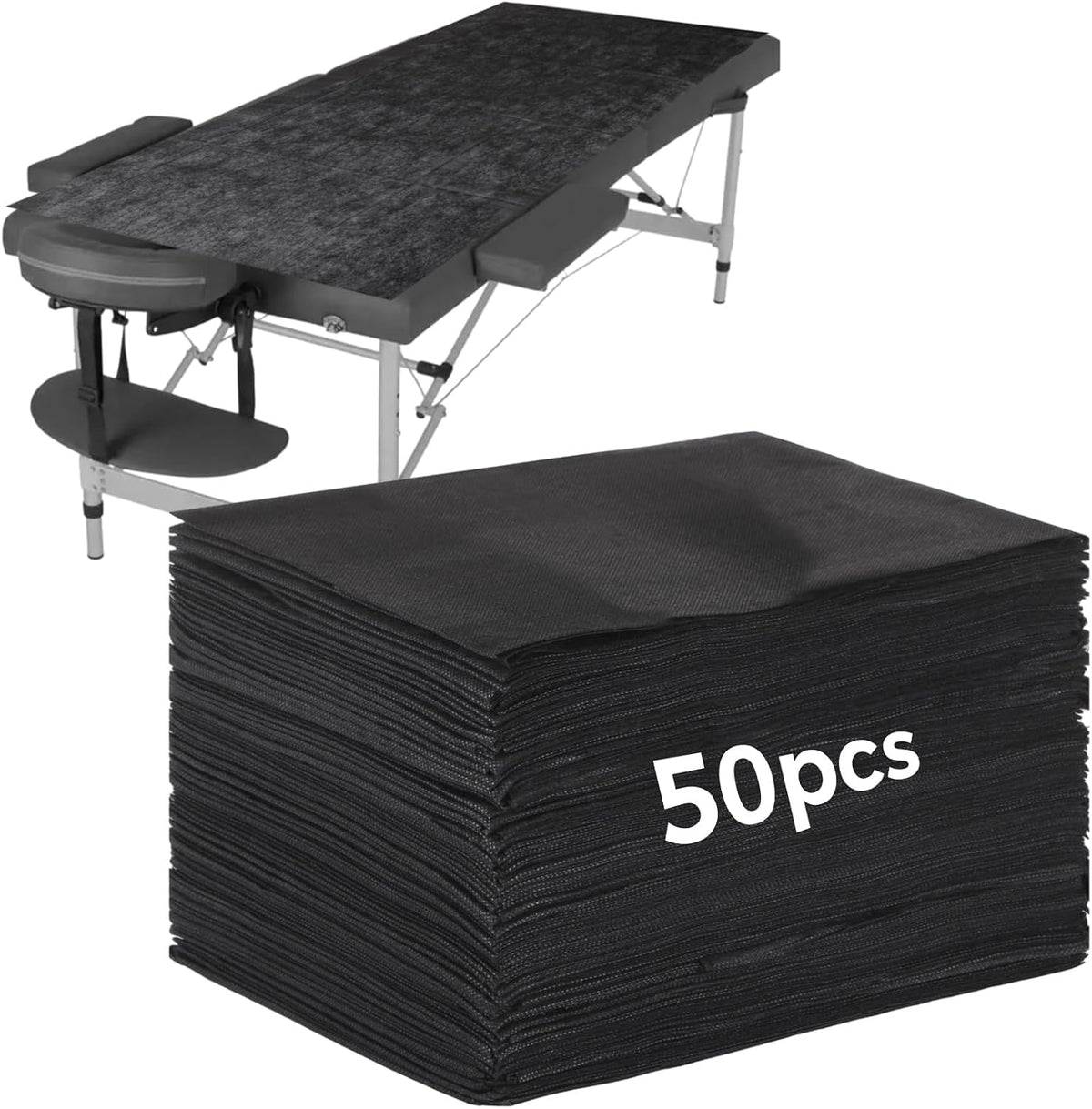 100 PCS Disposable Bed Sheets for Massage Table 31" x 71"