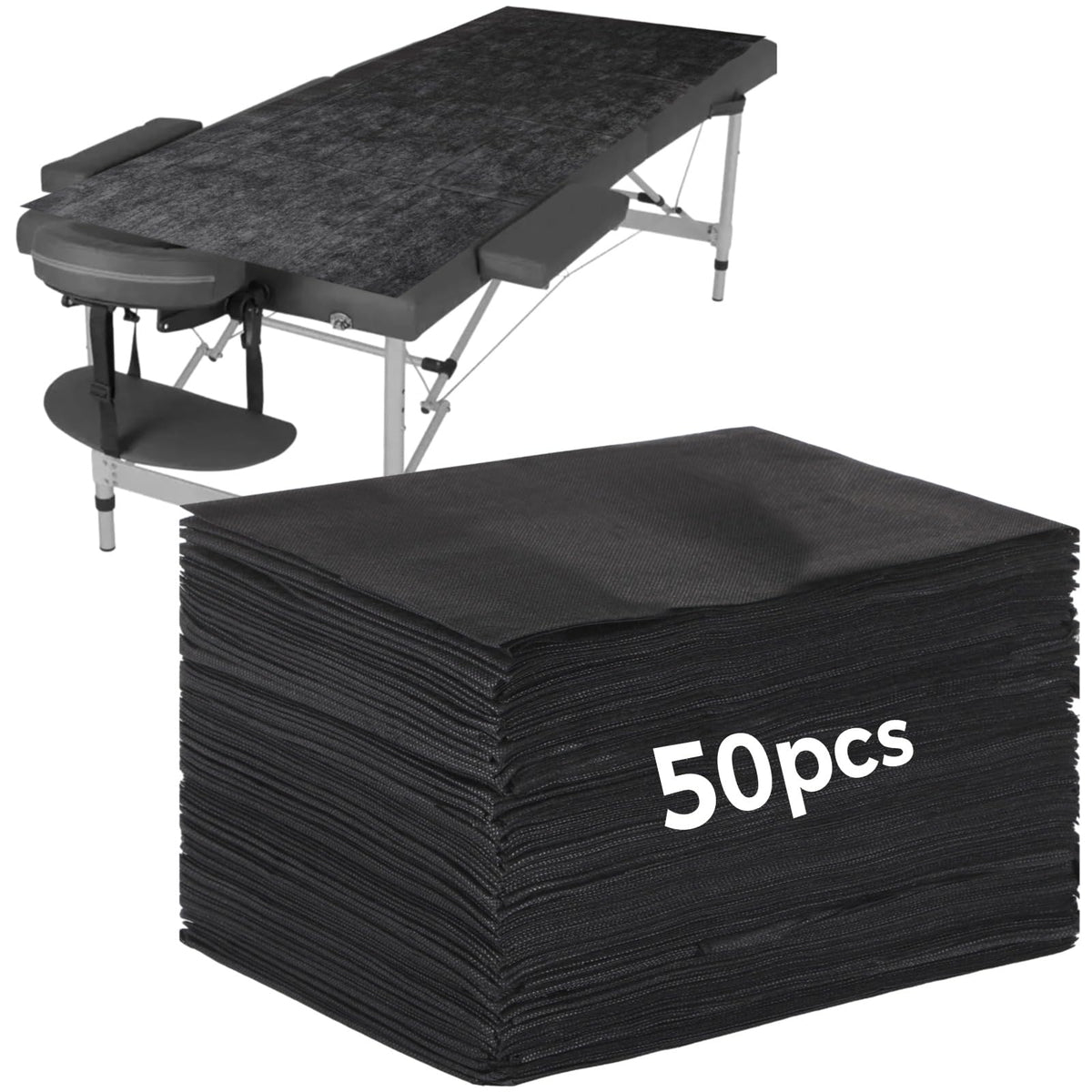 100 PCS Disposable Bed Sheets for Massage Table 31" x 71"