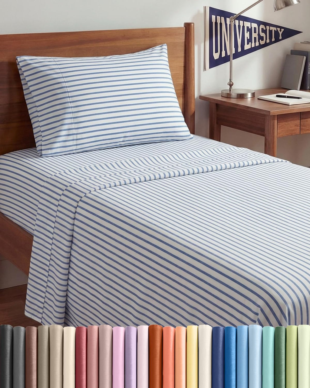 Duvet Cover King Size - Extra Soft 3 Piece with Zipper Closure - White