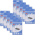 Gmark XL Flushable Toilet Seat Covers (100 Count) – Thick No-Tear Virgin Paper – Disposable Travel Packs for Airplane, Camping, & Potty Training – Biodegradable & Strong (10 Packs) GM2002A