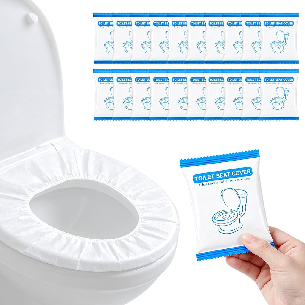 20 Pack Disposable Toilet Seat Covers for Travel Public Toilet Hospital