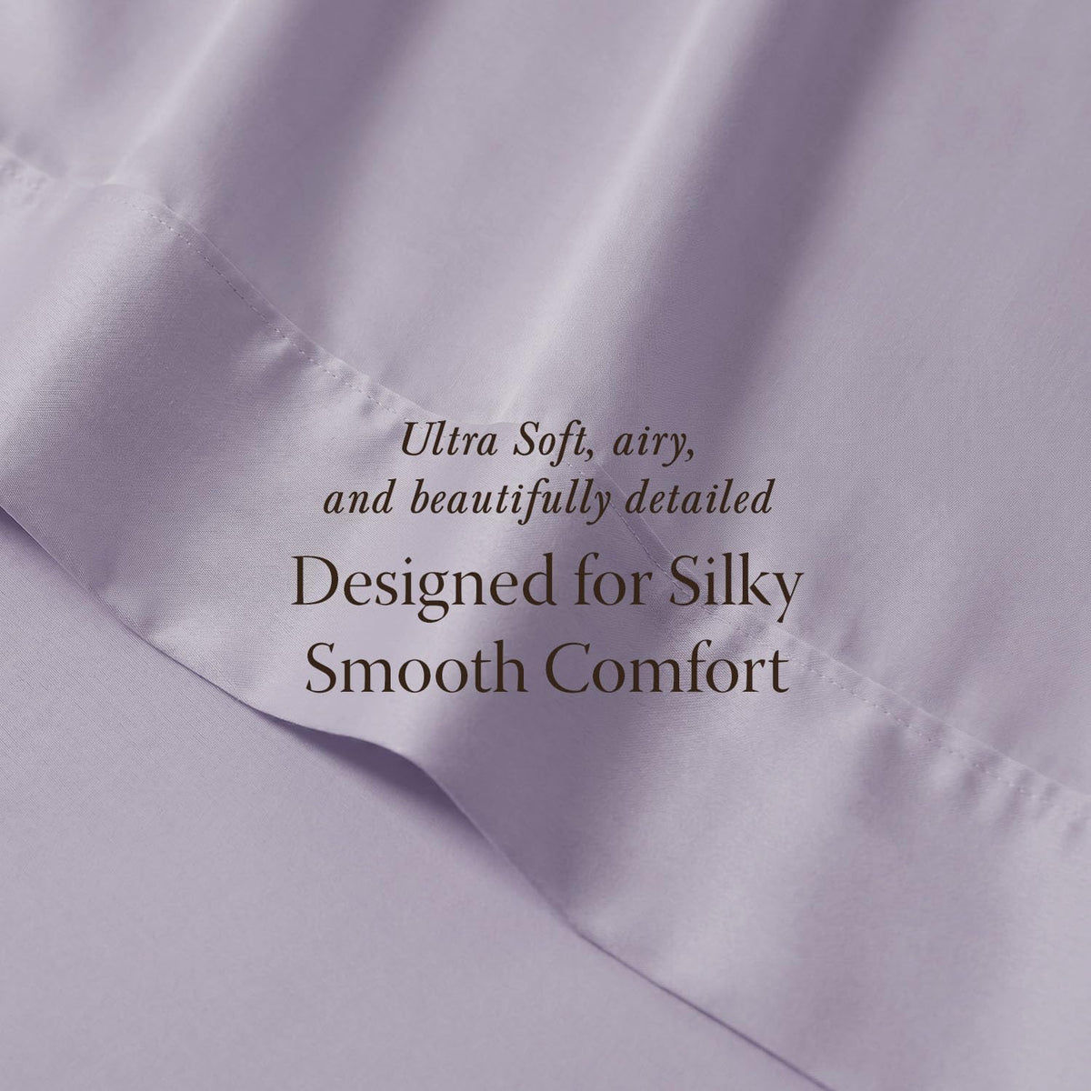 Threadmill 400 Thread Count Egyptian Cotton Full Sheet Set, Sateen, Lilac