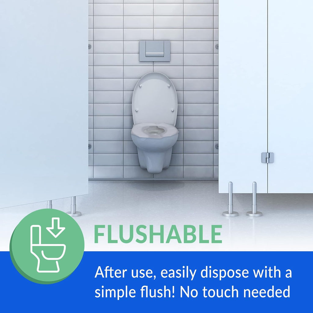 Reli. Toilet Seat Covers (2000 Pcs, 8 Packs of 250) Flushable