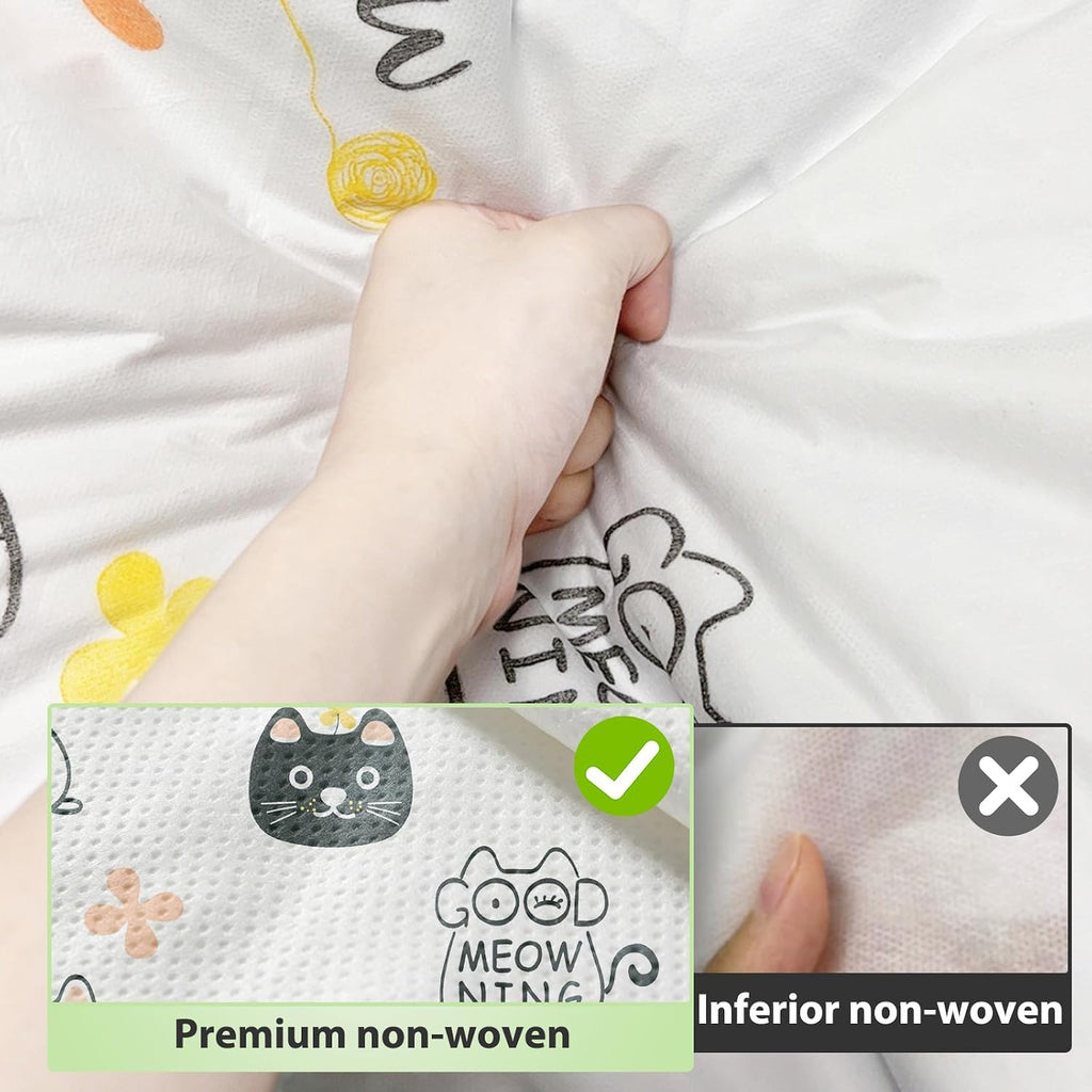 4PCS Disposable Bed Sheets Portable Disposable Bed Sheet for Hotel