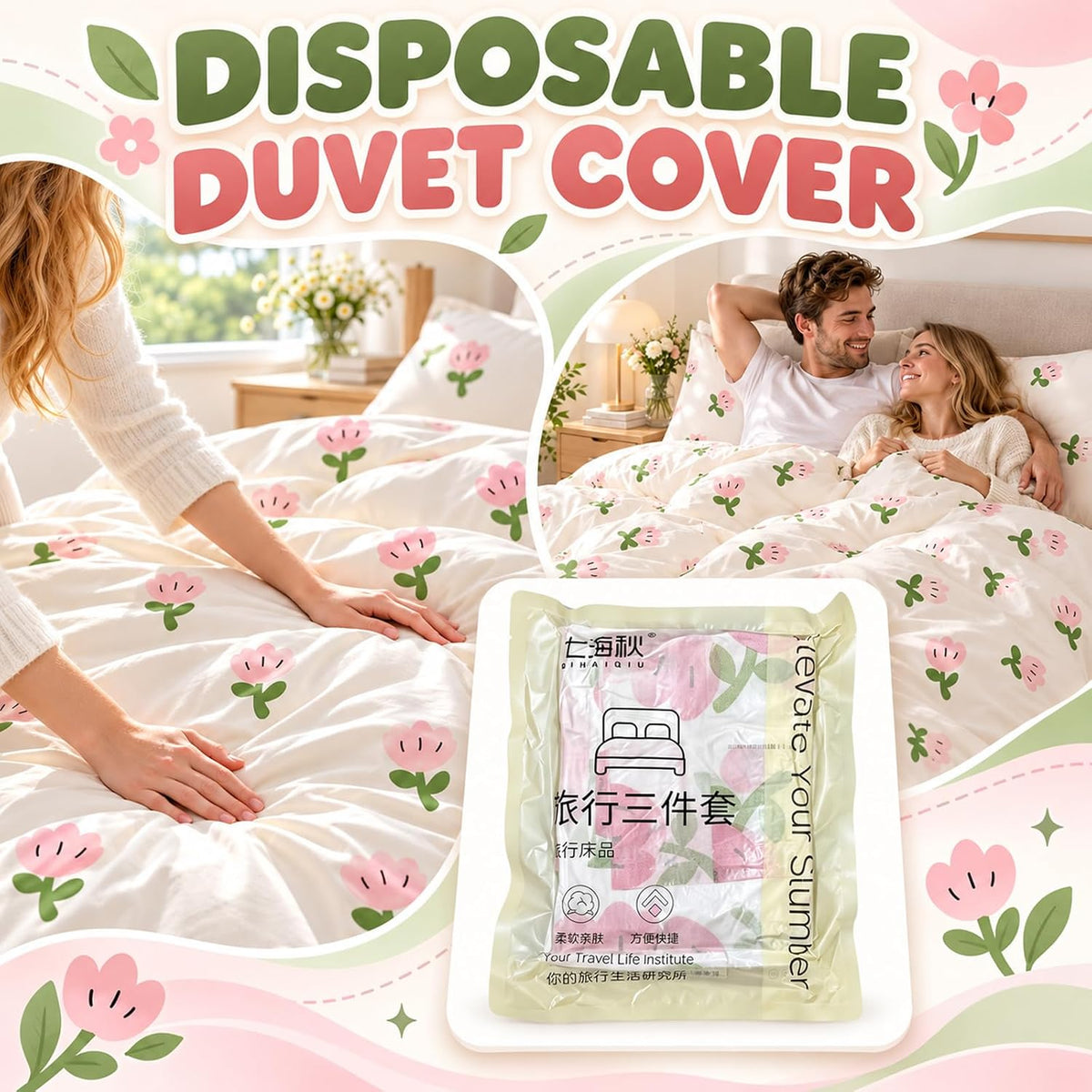 Disposable Bed Sheets Soft Travel Sheets for Hotel & Hospital Bed Sheets