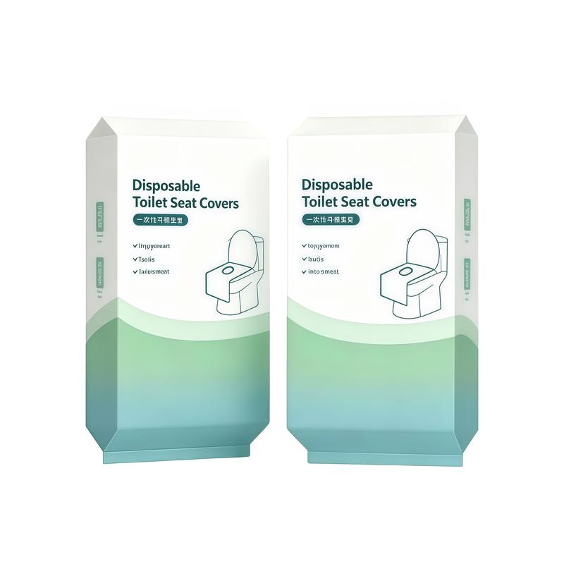 Disposable Rectangular Toilet Seat Covers(10/20/30-Pack, 30pcs Option), 16x24in NylonPlain Waterproof Portable Non-Slip IndividuallyWrapped Boxed Toilet Seat Cover Set for HomeBathroom Hygiene Essentials