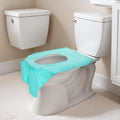 20 Pack Toilet Seat Covers Disposable 15x23 Inch XLPortable Toilet Liners Travel Seat Cover for Outdoors,Hotel,Hospital, Travel, Public Toilet Seat Cover (20pack, GREEN)