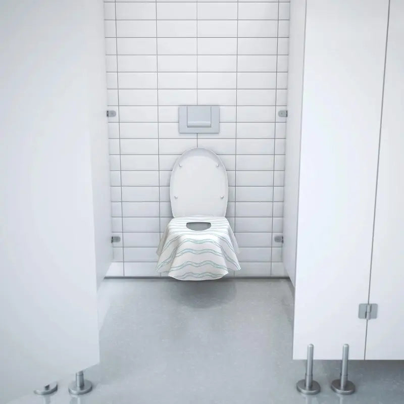 Disposable Toilet Seat Covers 20 Pack, Waterproof Non-Flushable Liners
