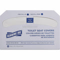 Genuine Joe Toilet Seat Covers, Half-Fold, White, 250/Pack, 4 Count