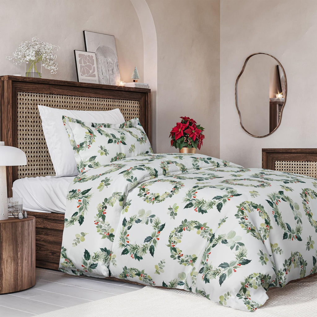 Duvet Cover King Size - Extra Soft 3 Piece with Zipper Closure - White