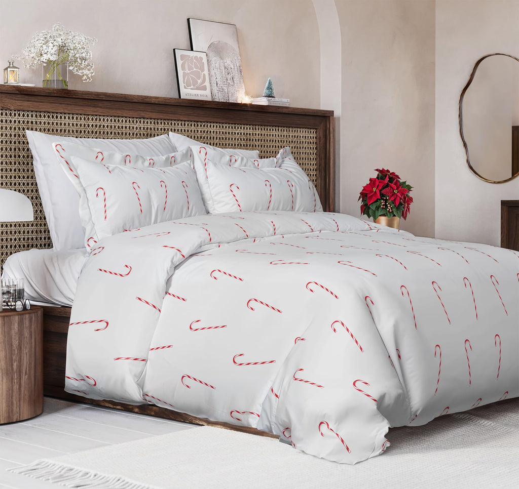 Duvet Cover King Size - Extra Soft 3 Piece with Zipper Closure - White