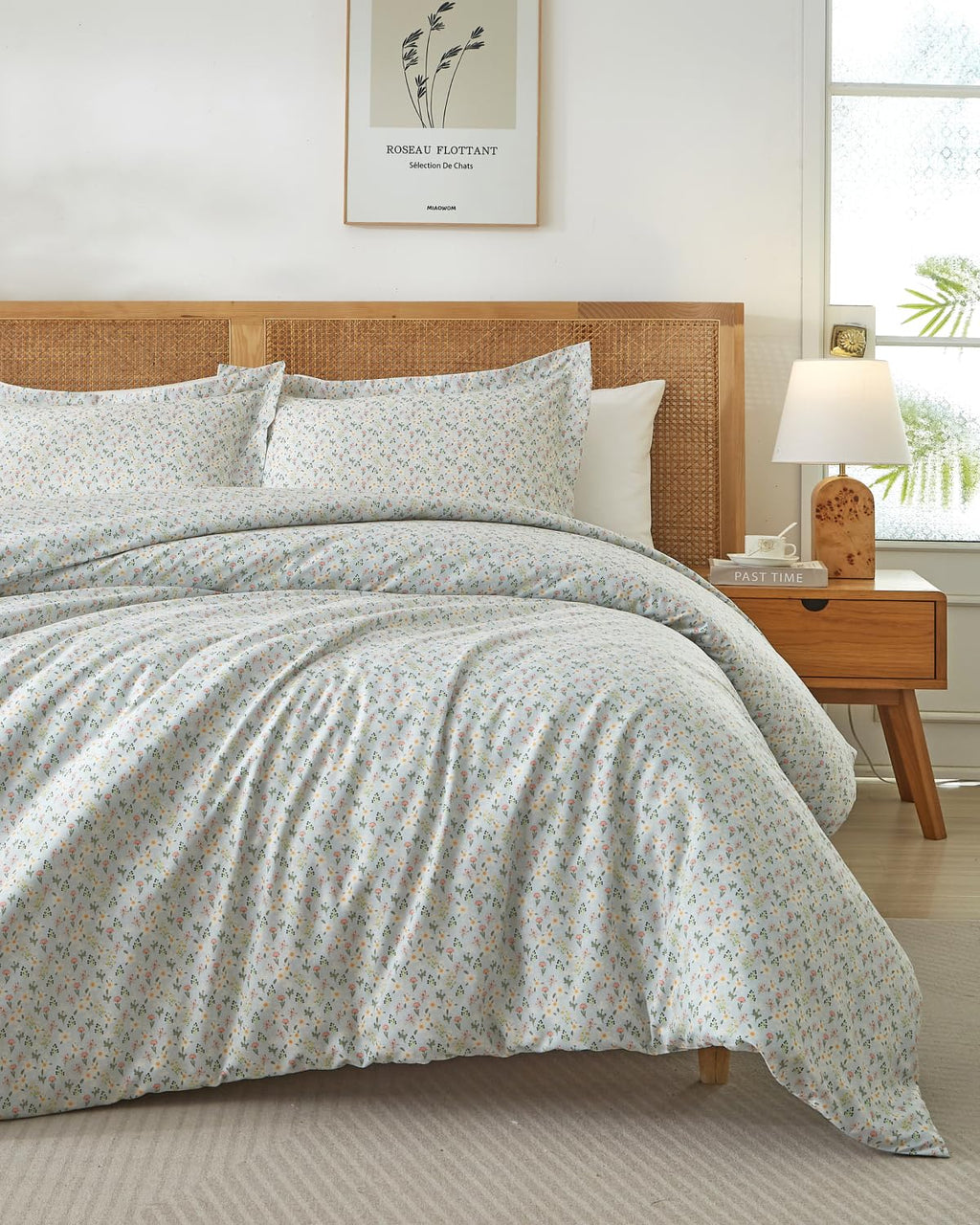 Duvet Cover King Size - Extra Soft 3 Piece with Zipper Closure - White