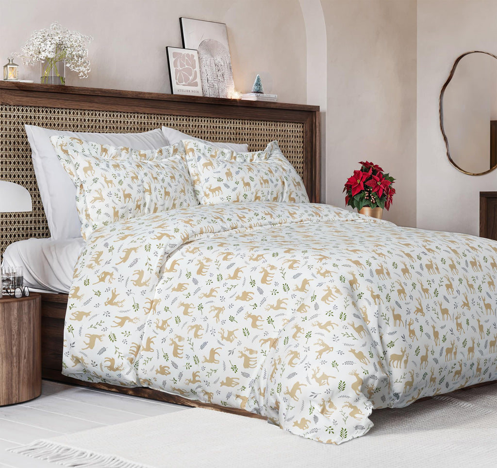 Duvet Cover King Size - Extra Soft 3 Piece with Zipper Closure - White