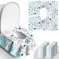 20 Pack Disposable Toilet Seat Covers for Travel, Individually Wrapped