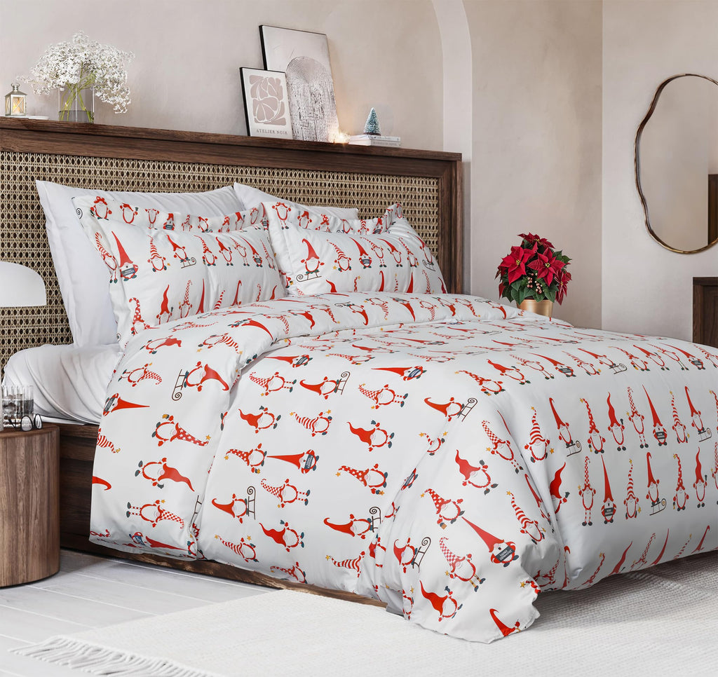 Duvet Cover King Size - Extra Soft 3 Piece with Zipper Closure - White