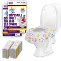 Mighty Clean Baby 22-Pack Disposable Toilet Seat Covers - XL Waterproof Potty Covers for Toddlers, Kids & Adults - Travel, Public Restrooms, Airplane, Potty Training