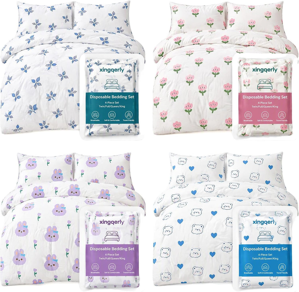 Disposable Bed Sheets Soft Travel Sheets for Hotel & Hospital Bed Sheets