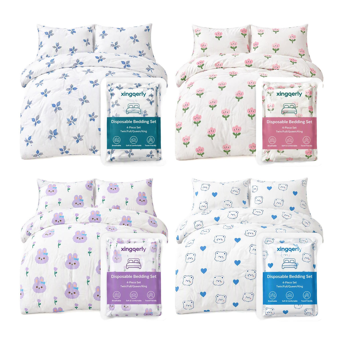 Disposable Bed Sheets Soft Travel Sheets for Hotel & Hospital Bed Sheets