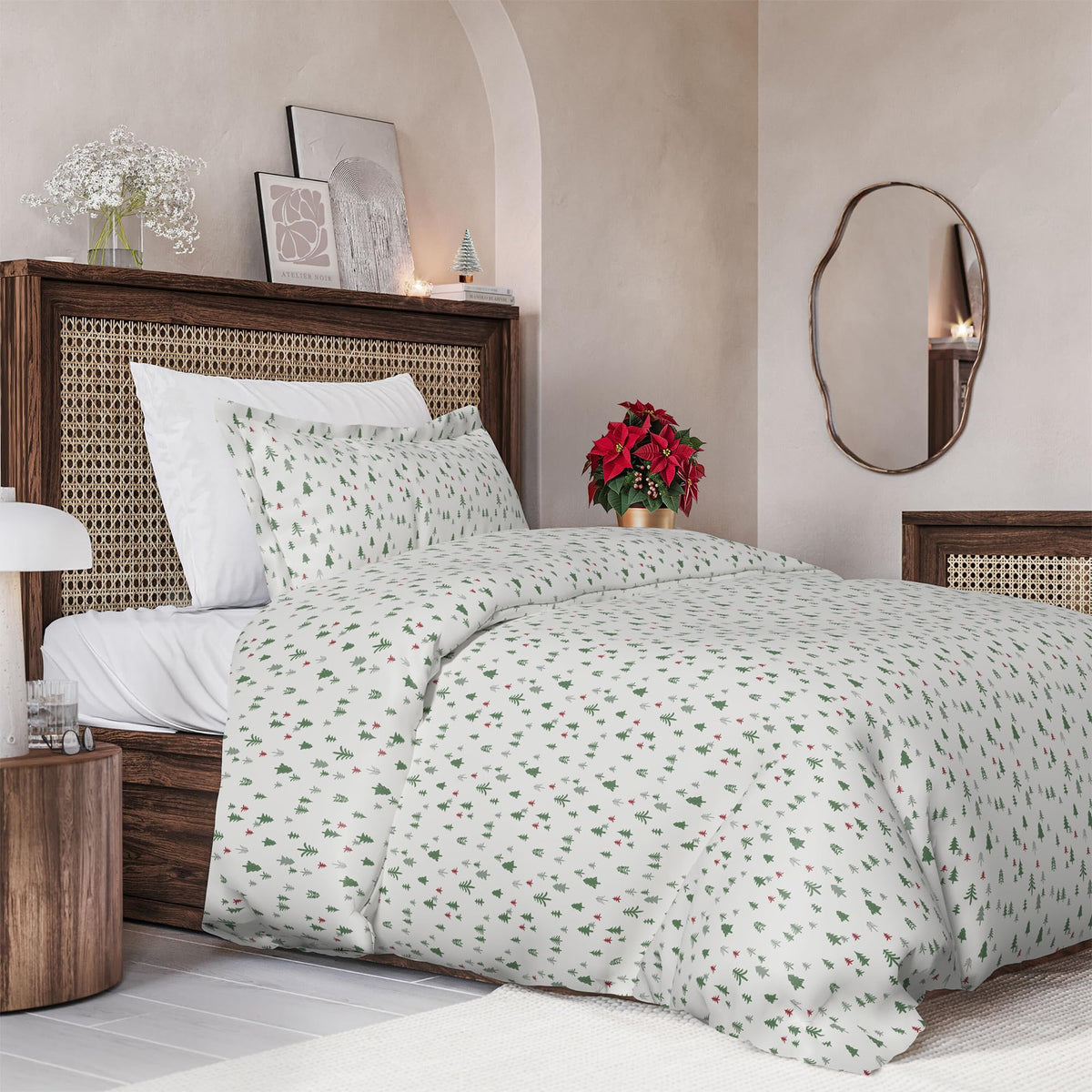 Duvet Cover King Size - Extra Soft 3 Piece with Zipper Closure - White