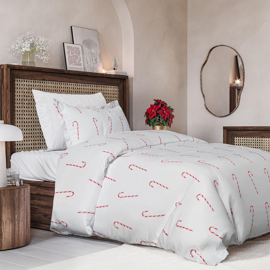 Duvet Cover King Size - Extra Soft 3 Piece with Zipper Closure - White
