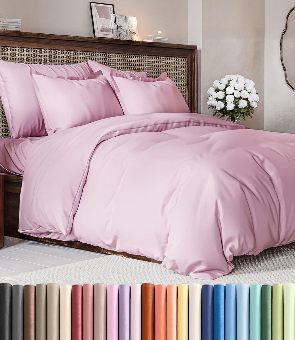 Duvet Cover King Size - Extra Soft 3 Piece with Zipper Closure - White