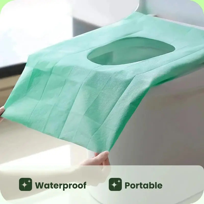 Disposable Toilet Seat Cover, 20/50pcs Disposable Toilet Seat Covers, Pastel Toilet Seat Protector for Home Bathroom Hotel Salon, Home Goods, Restroom Bathroom Accessory, Toilet Lid Cover