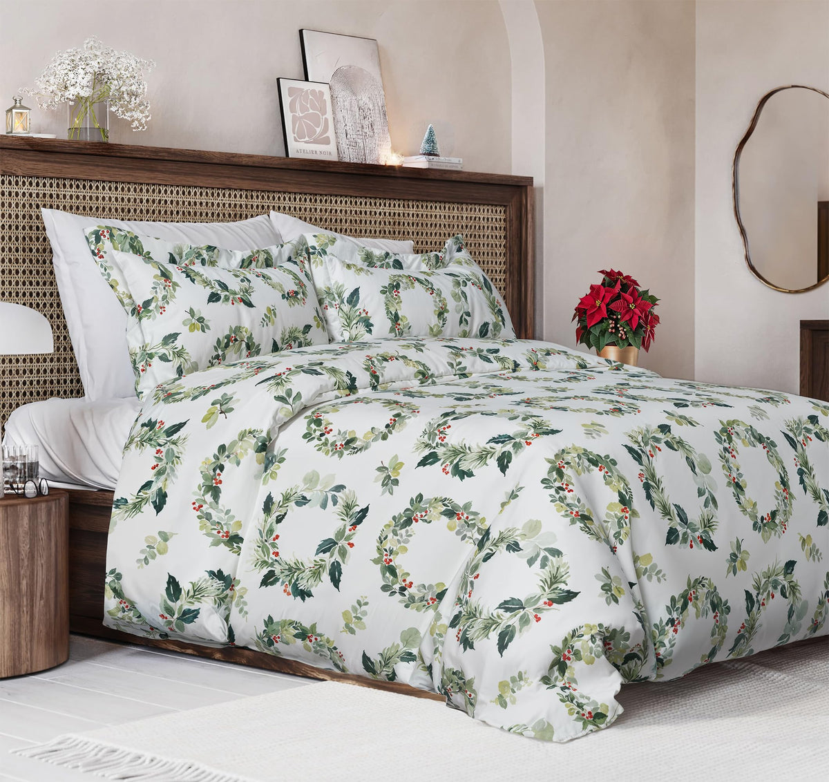 Duvet Cover King Size - Extra Soft 3 Piece with Zipper Closure - White