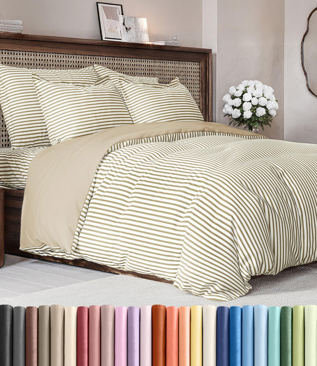 Duvet Cover King Size - Extra Soft 3 Piece with Zipper Closure - White