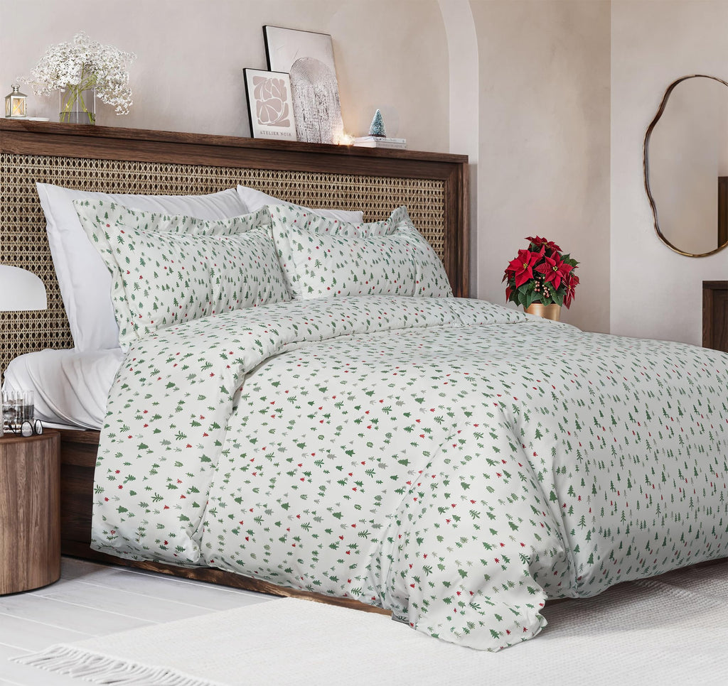 Duvet Cover King Size - Extra Soft 3 Piece with Zipper Closure - White