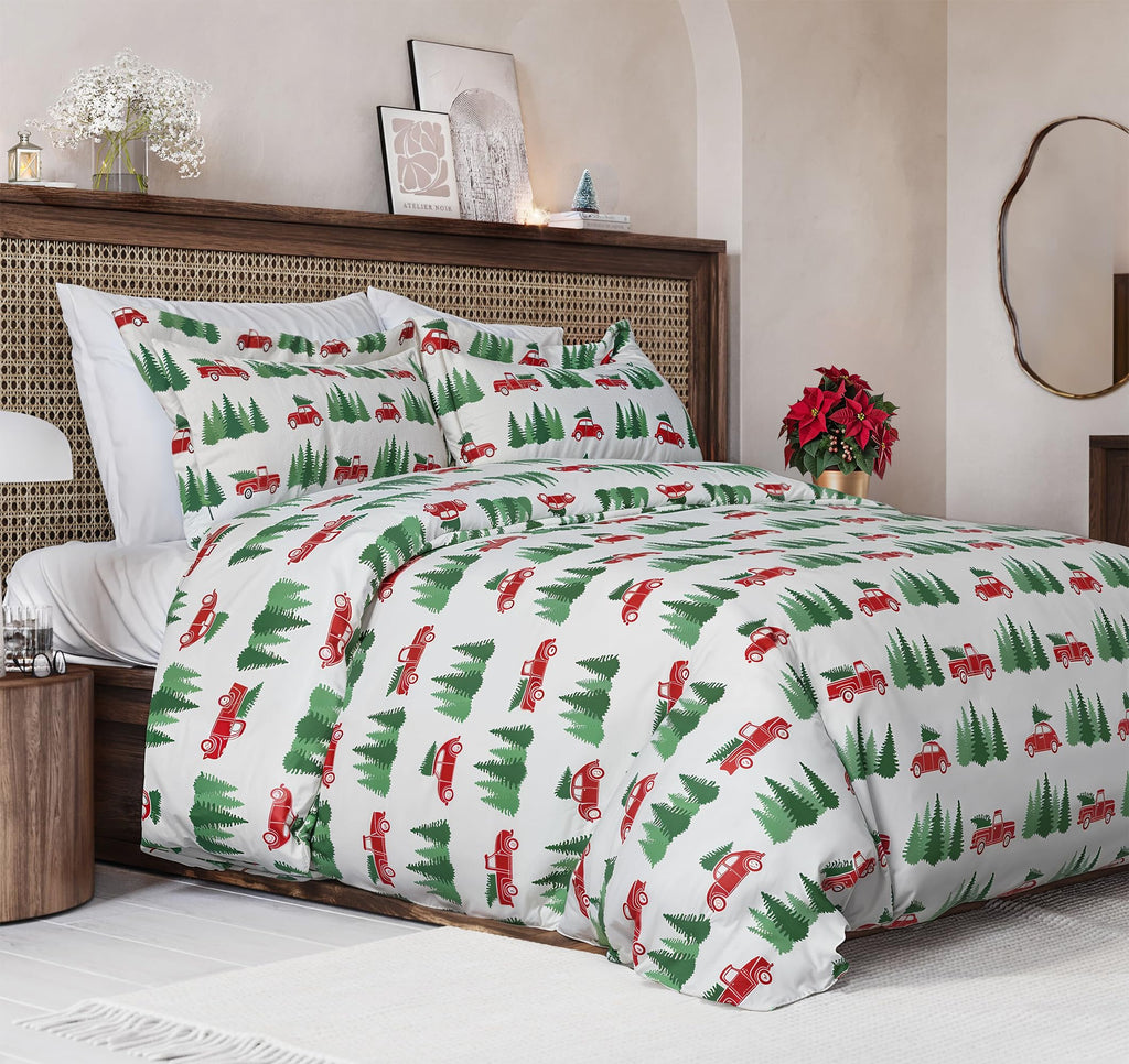 Duvet Cover King Size - Extra Soft 3 Piece with Zipper Closure - White