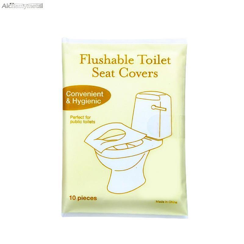 Disposable Flushable Toilet Seat Cover Pack, 100/50/30/20/10-Set Portable Bathroom Supplies, Toilet Protector Liners for Home, Travel, Camping, Public Restrooms, Airplanes & Road Trips Touchscreen Winter Accessories fleece comforter tail pad comfort wheel