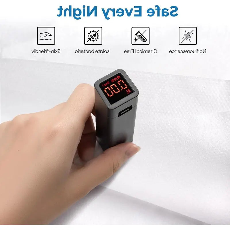 Disposable Bed Sheets for Hotel, King Size Travel Bedding Set, Disposable Duvet Comforter Cover, Safe and Portable for Travel, Includes 2 Bed Sheets, 2 Quilt Covers and 4 PillowcasesGift