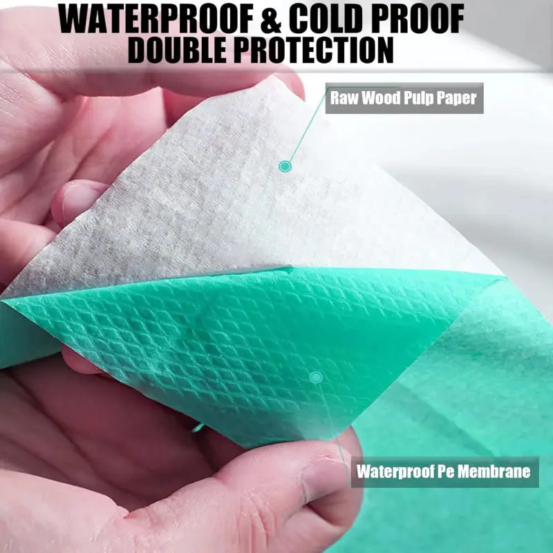 Disposable Toilet Seat Covers - Travel-Size Individually Wrapped Unisex Eco-Friendly Thick Soft Non-Slip Stretchable Rubber Protectors, 100% Water-Soluble Waterproof for Public Restrooms & Home Bathroom Supplies