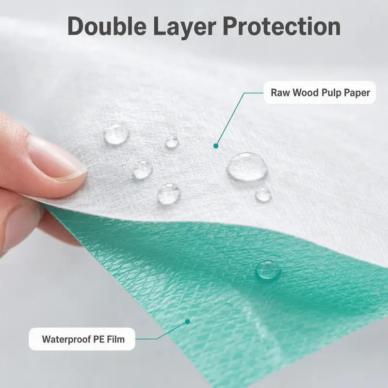 Disposable Rectangular Toilet Seat Covers(10/20/30-Pack, 30pcs Option), 16x24in NylonPlain Waterproof Portable Non-Slip IndividuallyWrapped Boxed Toilet Seat Cover Set for HomeBathroom Hygiene Essentials