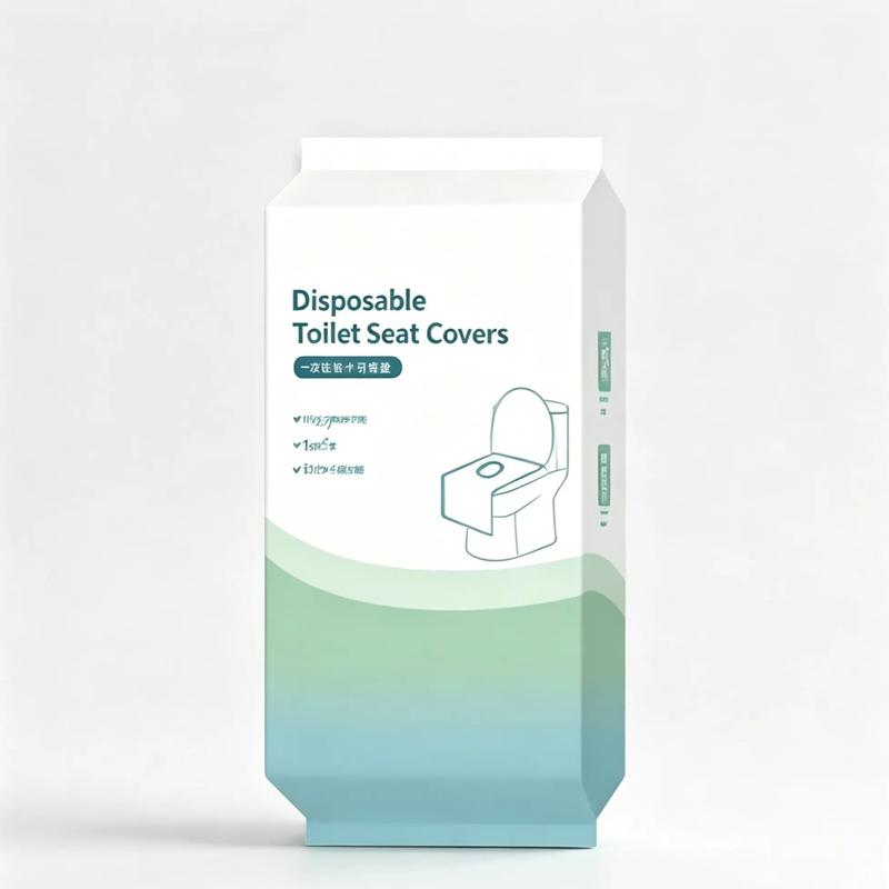 Disposable Toilet Seat Covers, 1 Pack (10PCS Individual Pouch), 16x24 in Waterproof Non-Slip Paper Covers for Adults & Kids, Travel Home Bathroom Supplies