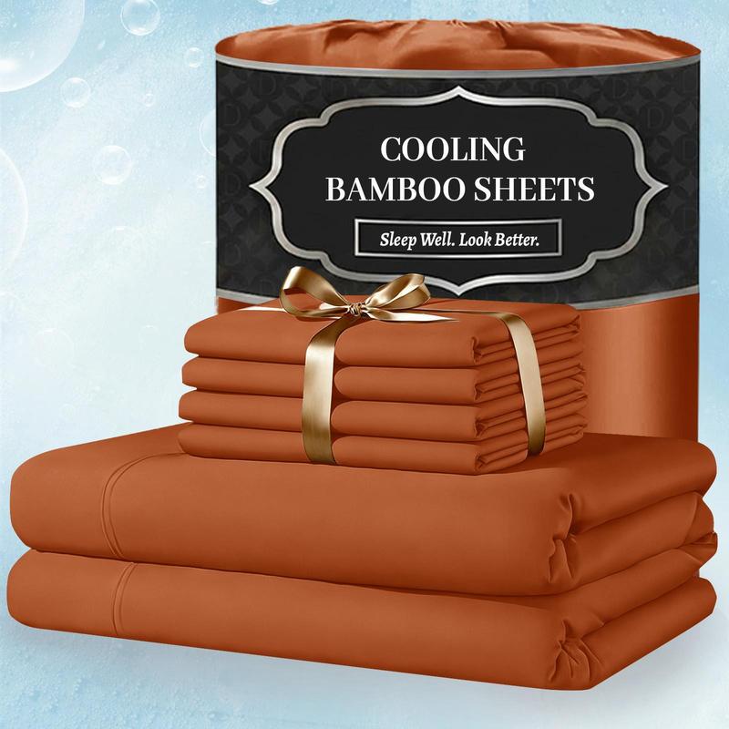 Luxury Plain Bamboo Fiber Duvet Cover - Sateen Finish, Casual, Breathable, Skin-Friendly, Easy-Care, Machine-Washable Quality-Tested Bedding Linen for Duvetcovers