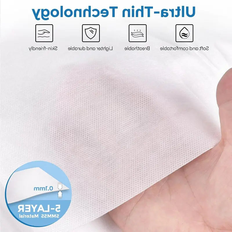 Disposable Bed Sheets for Hotel, King Size Travel Bedding Set, Disposable Duvet Comforter Cover, Safe and Portable for Travel, Includes 2 Bed Sheets, 2 Quilt Covers and 4 PillowcasesGift