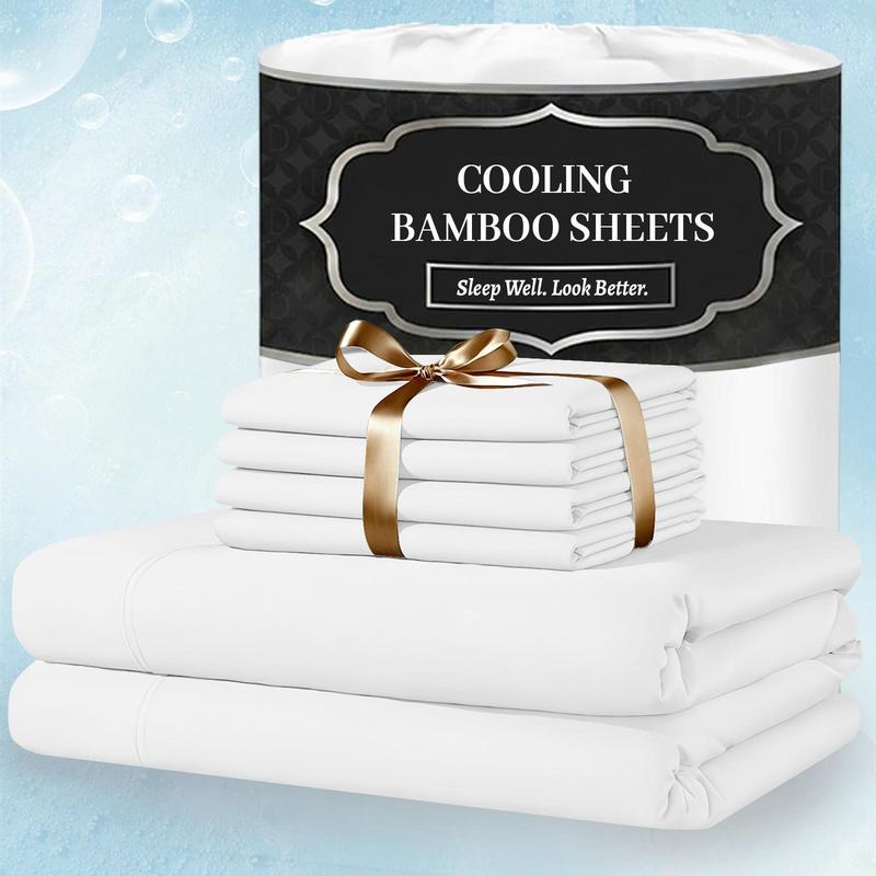 Luxury Plain Bamboo Fiber Duvet Cover - Sateen Finish, Casual, Breathable, Skin-Friendly, Easy-Care, Machine-Washable Quality-Tested Bedding Linen for Duvetcovers